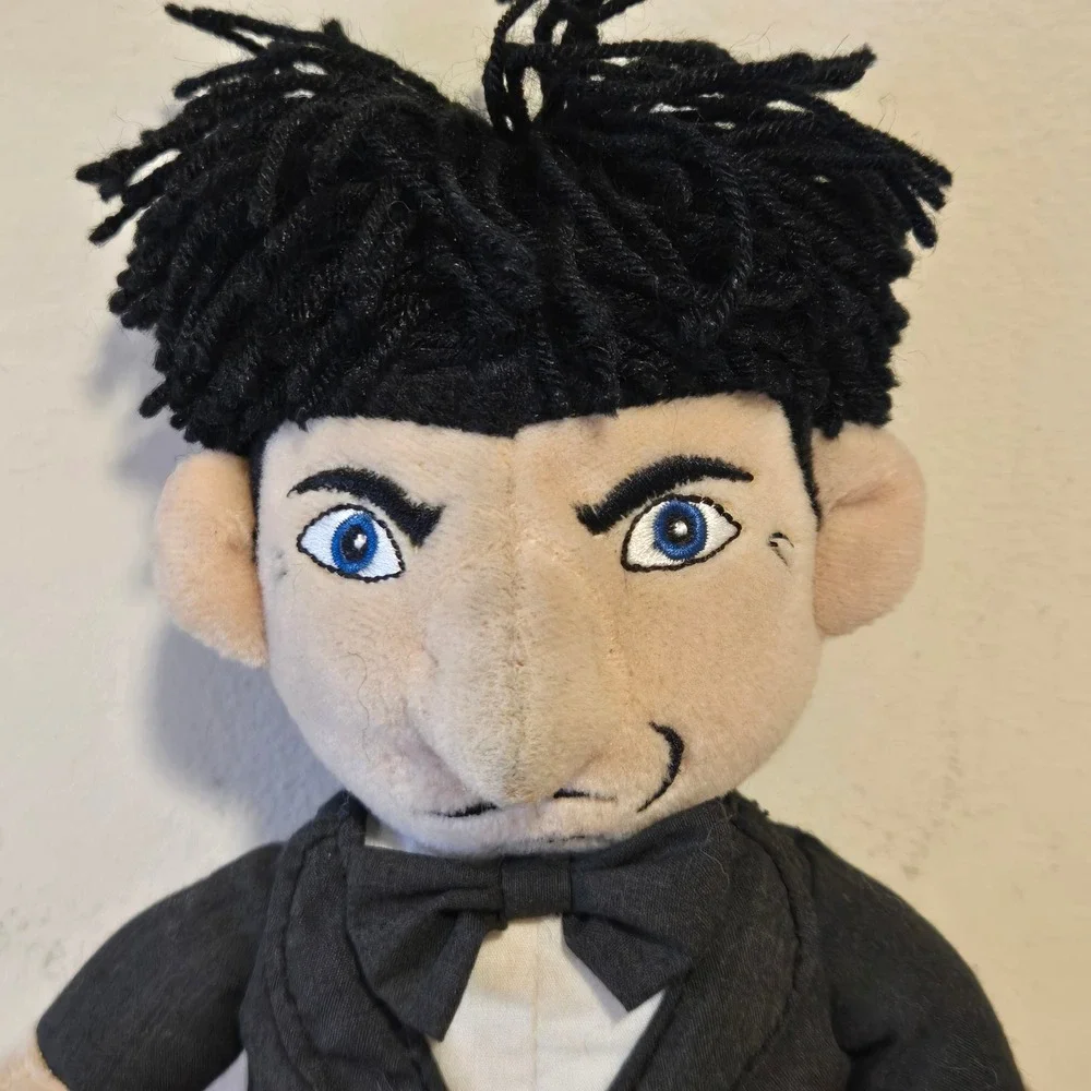 Great American Fun Corp Three Stooges Talking Larry 9in Plush Doll Tuxedo